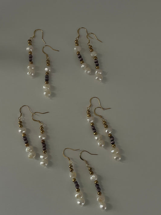 pearl earrings